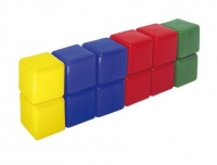 Кубики пластмассовые