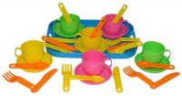 Набор детской посуды Минутка с подносом на 6 персон