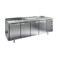 Стол для салатов HICOLD SL1-1111GN (1/3) с крышкой