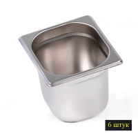 Гастроемкость GASTRORAG GN 1/6-150 мм