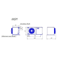 Компрессорно-конденсаторный блок Intercold ККБМ-TAJ4519